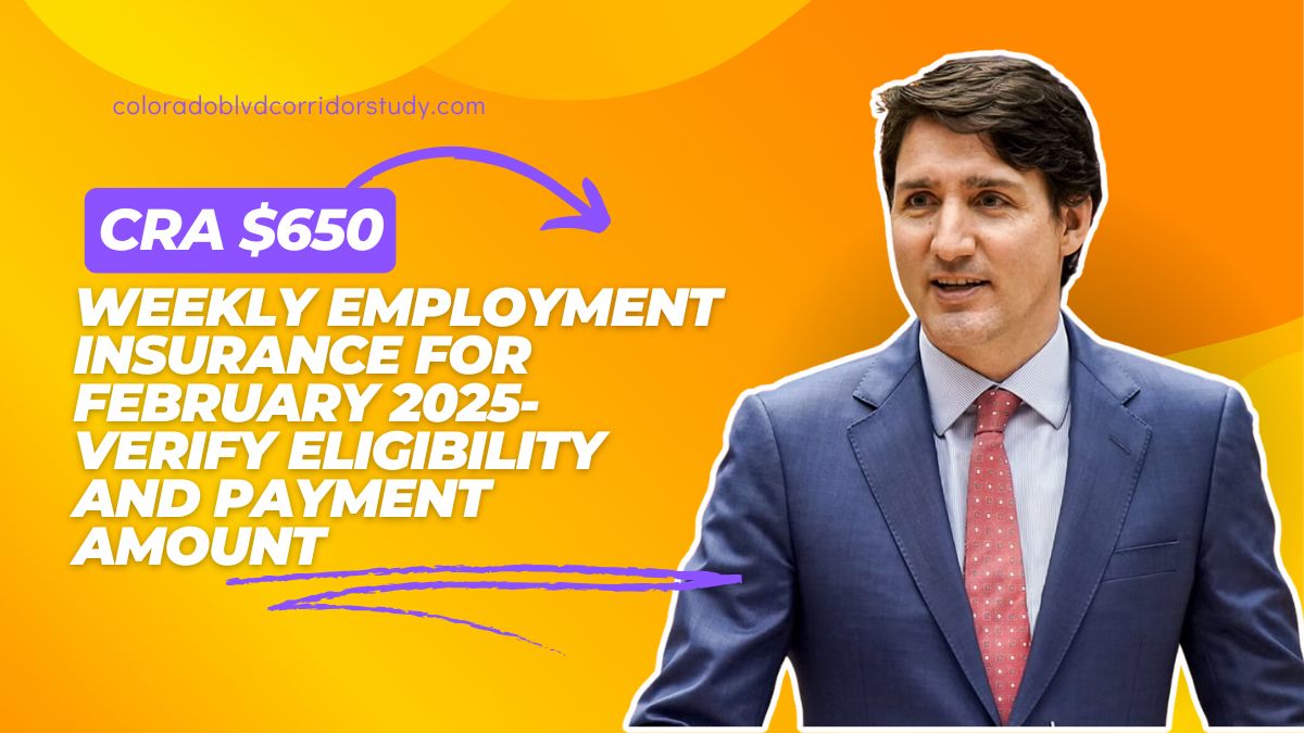 CRA $650 Weekly Employment Insurance for February 2025- Verify Eligibility and Payment Amount